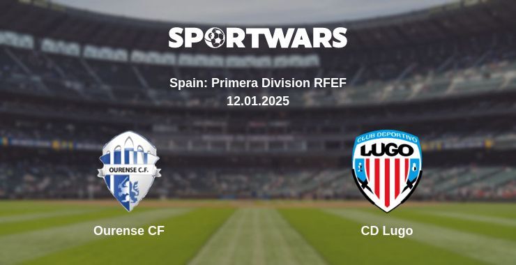 Ourense CF — CD Lugo watch online broadcast, 12.01.2025