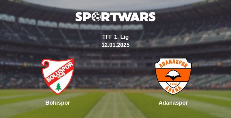 Boluspor — Adanaspor watch online broadcast, 12.01.2025