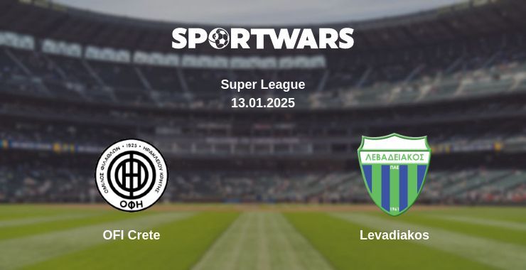 OFI Crete — Levadiakos watch online broadcast, 13.01.2025