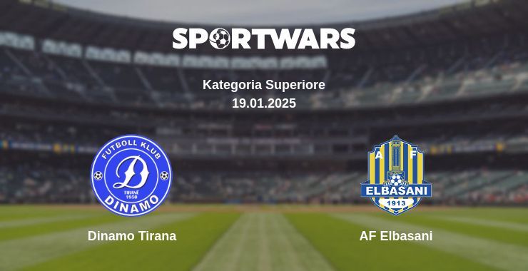 Dinamo Tirana — AF Elbasani watch online broadcast, 19.01.2025