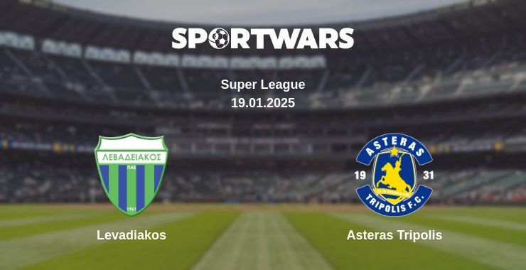 Levadiakos — Asteras Tripolis watch online broadcast, 19.01.2025