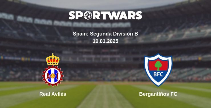 Real Avilés — Bergantiños FC watch online broadcast, 19.01.2025