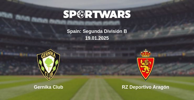 Gernika Club — RZ Deportivo Aragón watch online broadcast, 19.01.2025