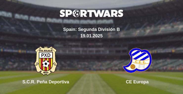 S.C.R. Peña Deportiva — CE Europa watch online broadcast, 19.01.2025