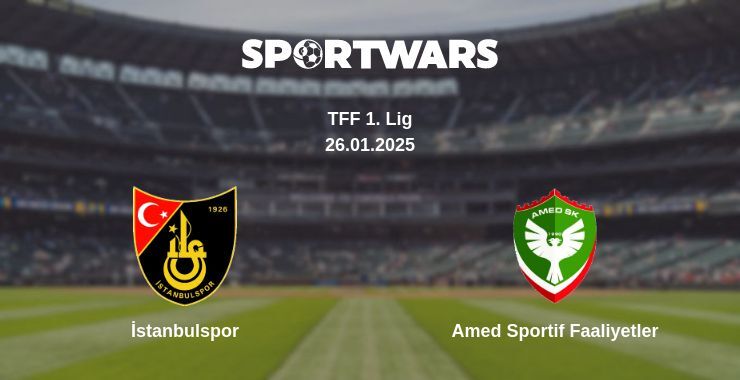 İstanbulspor — Amed Sportif Faaliyetler watch online broadcast, 26.01.2025