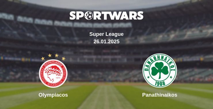 Olympiacos — Panathinaikos watch online broadcast, 26.01.2025