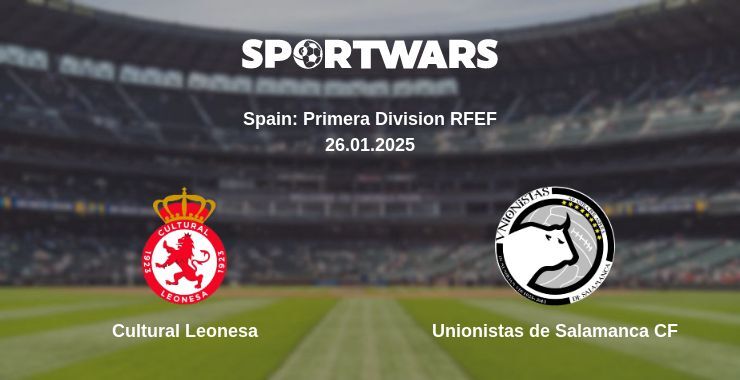 Cultural Leonesa — Unionistas de Salamanca CF watch online broadcast, 26.01.2025