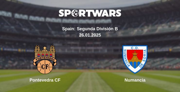 Pontevedra CF — Numancia watch online broadcast, 26.01.2025