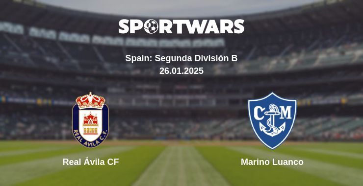 Real Ávila CF — Marino Luanco watch online broadcast, 26.01.2025