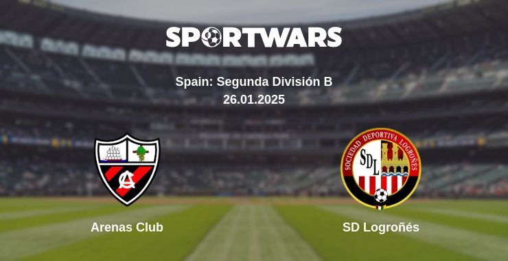 Arenas Club — SD Logroñés watch online broadcast, 26.01.2025