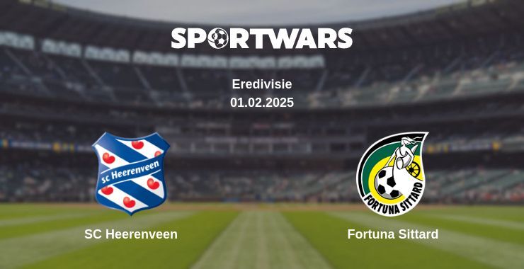 SC Heerenveen — Fortuna Sittard watch online broadcast, 01.02.2025