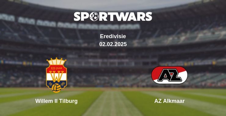 Willem II Tilburg — AZ Alkmaar watch online broadcast, 02.02.2025