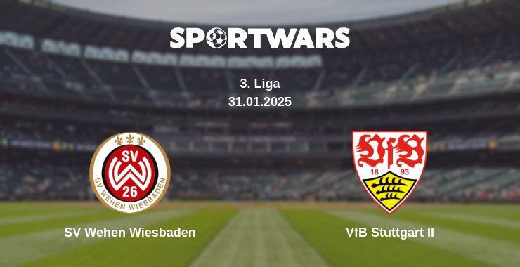 SV Wehen Wiesbaden — VfB Stuttgart II watch online broadcast, 31.01.2025