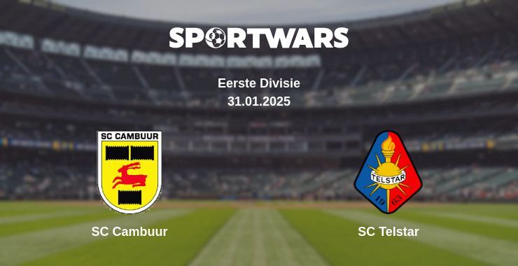 SC Cambuur — SC Telstar watch online broadcast, 31.01.2025