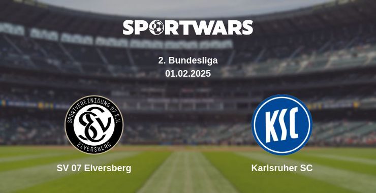 SV 07 Elversberg — Karlsruher SC watch online for free 01.02.2025