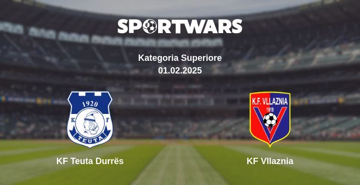 KF Teuta Durrës — KF Vllaznia watch online broadcast, 01.02.2025