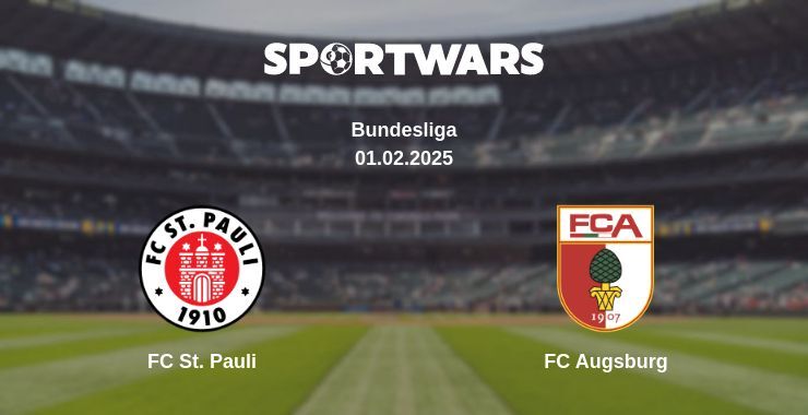 FC St. Pauli — FC Augsburg watch online broadcast, 01.02.2025