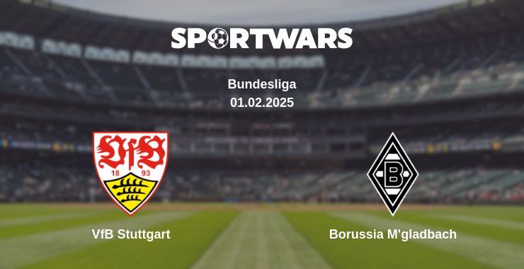 VfB Stuttgart — Borussia M'gladbach watch online for free 01.02.2025