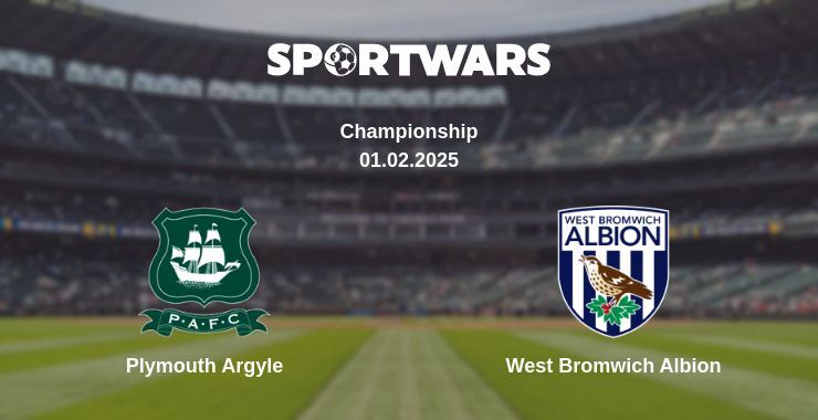 Plymouth Argyle — West Bromwich Albion watch online broadcast, 01.02.2025