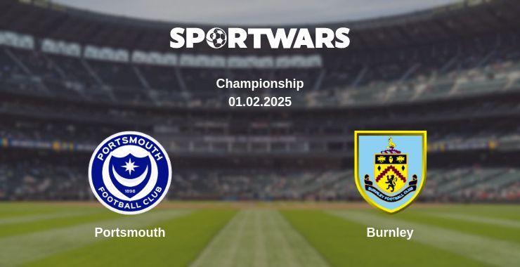 Portsmouth — Burnley watch online broadcast, 01.02.2025