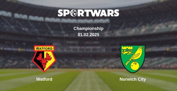 Watford — Norwich City watch online broadcast, 01.02.2025