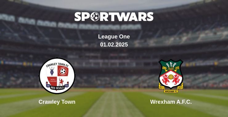 Crawley Town — Wrexham A.F.C. watch online broadcast, 01.02.2025