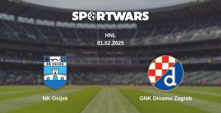 NK Osijek — GNK Dinamo Zagreb watch online broadcast, 01.02.2025