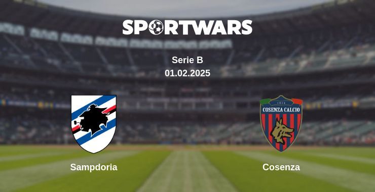 Sampdoria — Cosenza watch online broadcast, 01.02.2025