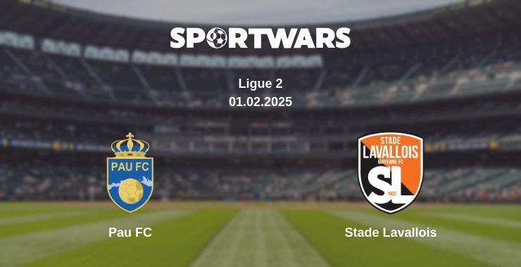 Pau FC — Stade Lavallois watch online broadcast, 01.02.2025