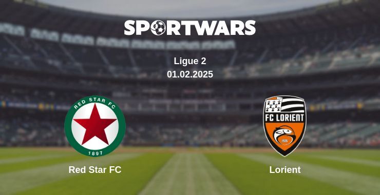 Red Star FC — Lorient watch online for free 01.02.2025