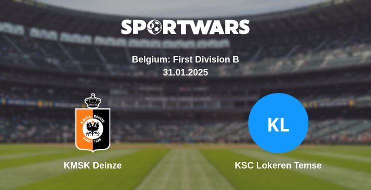 KMSK Deinze — KSC Lokeren Temse watch online broadcast, 31.01.2025