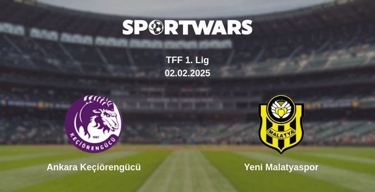 Ankara Keçiörengücü — Yeni Malatyaspor watch online for free 02.02.2025