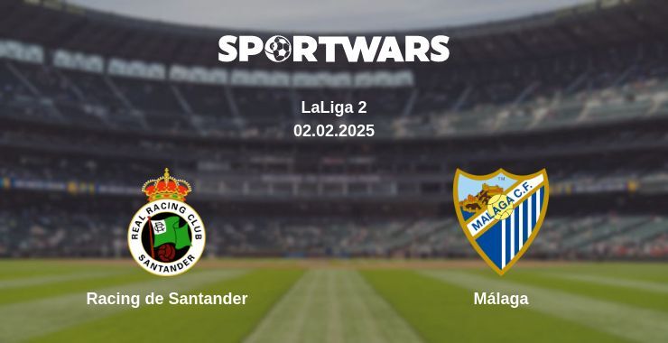 Racing de Santander — Málaga watch online broadcast, 02.02.2025