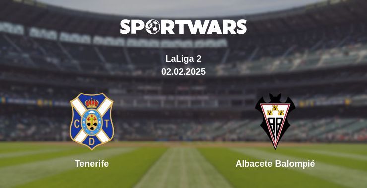 Tenerife — Albacete Balompié watch online broadcast, 02.02.2025