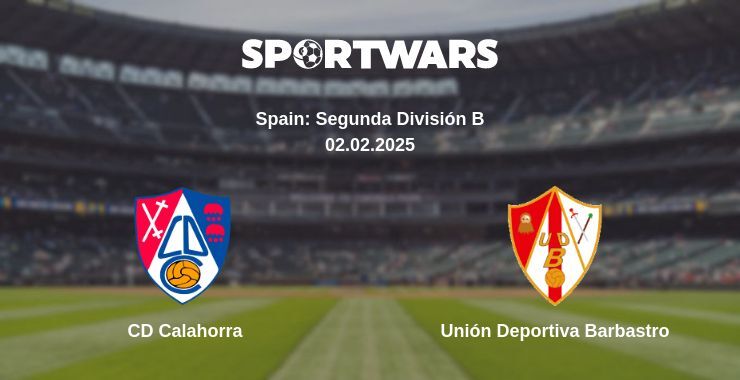 CD Calahorra — Unión Deportiva Barbastro watch online broadcast, 02.02.2025