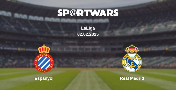 Espanyol — Real Madrid watch online broadcast, 02.02.2025