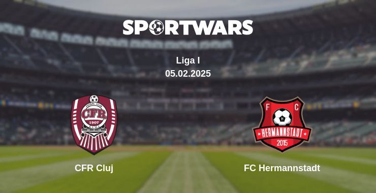 CFR Cluj — FC Hermannstadt watch online broadcast, 05.02.2025