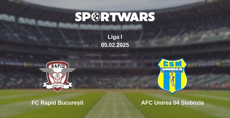 FC Rapid București — AFC Unirea 04 Slobozia watch online broadcast, 05.02.2025