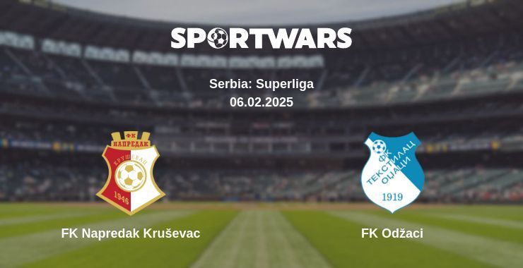 FK Napredak Kruševac — FK Odžaci watch online broadcast, 06.02.2025