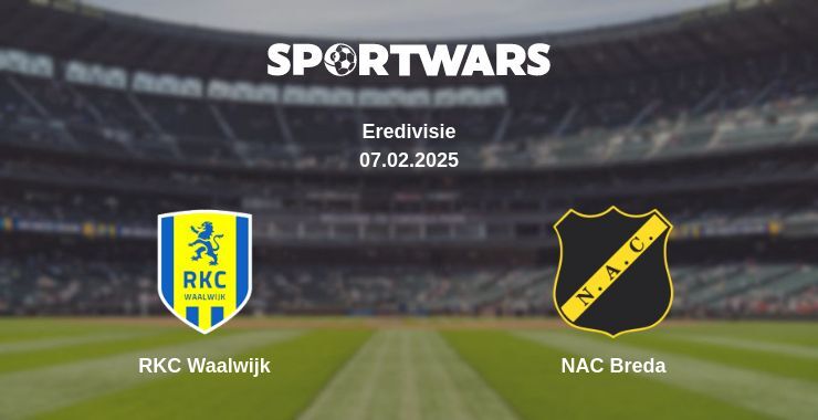 RKC Waalwijk — NAC Breda watch online broadcast, 07.02.2025