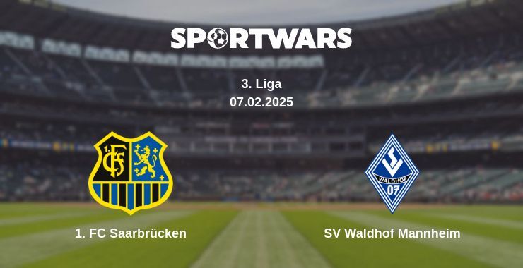 1. FC Saarbrücken — SV Waldhof Mannheim watch online broadcast, 07.02.2025