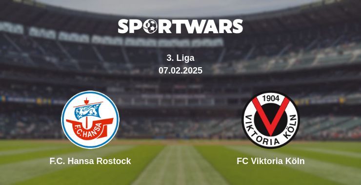 F.C. Hansa Rostock — FC Viktoria Köln watch online broadcast, 07.02.2025