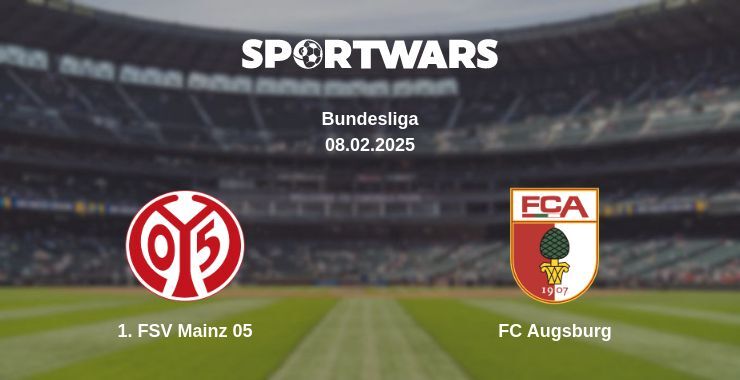 1. FSV Mainz 05 — FC Augsburg watch online for free 08.02.2025