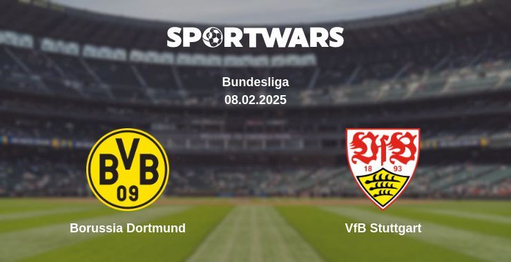 Borussia Dortmund — VfB Stuttgart watch online for free 08.02.2025