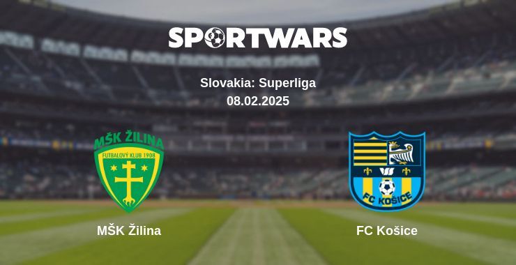 MŠK Žilina — FC Košice watch online for free 08.02.2025