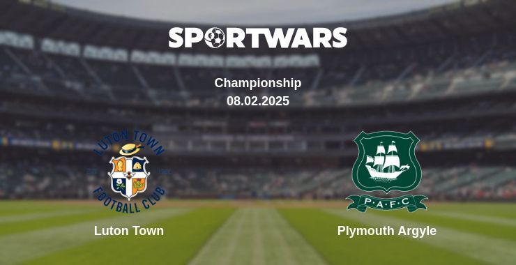 Luton Town — Plymouth Argyle watch online for free 08.02.2025