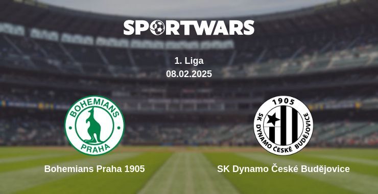 Bohemians Praha 1905 — SK Dynamo České Budějovice watch online for free 08.02.2025