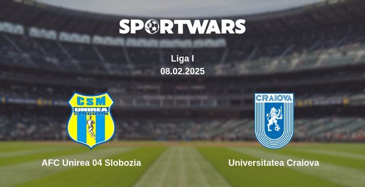 AFC Unirea 04 Slobozia — Universitatea Craiova watch online broadcast, 08.02.2025