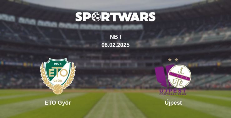 ETO Győr — Újpest watch online for free 08.02.2025