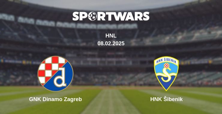 GNK Dinamo Zagreb — HNK Šibenik watch online broadcast, 08.02.2025